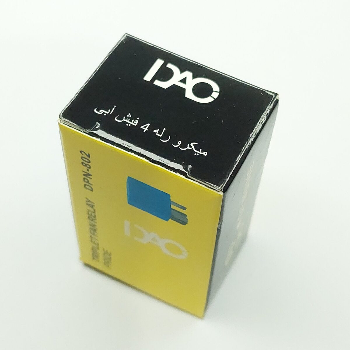 میکرو رله 4 پایه سبز، زرد، آبی، قهوه ای، طوسی و مشکی دیاکو 6